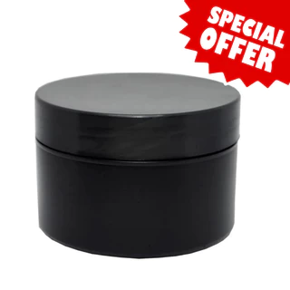 100 pote plastico preto e marrom 250g para cosmeticos e gel - PEAD