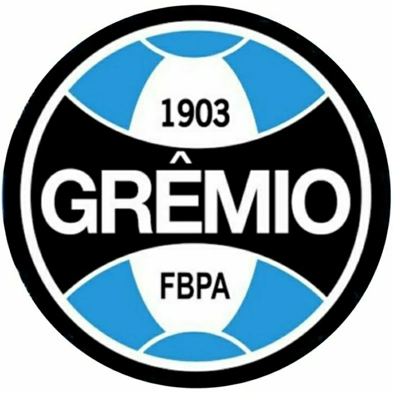 Adesivo redondo Grêmio - Resistente à água - 19x19cm ou 30x30cm ...