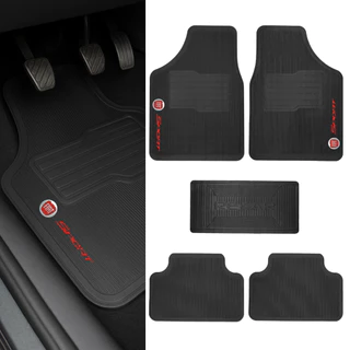 Kit Jogo Tapete Automotivo Carro Borracha Logo Fiat em Oferta na Shopee