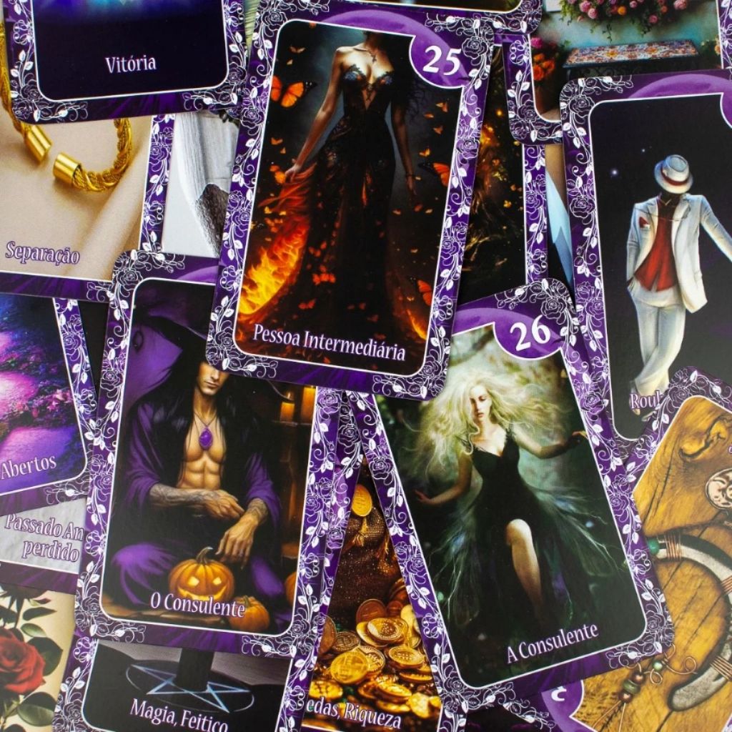Tarô Baralho Maria Mulambo 36 Cartas Com Manual | Shopee Brasil