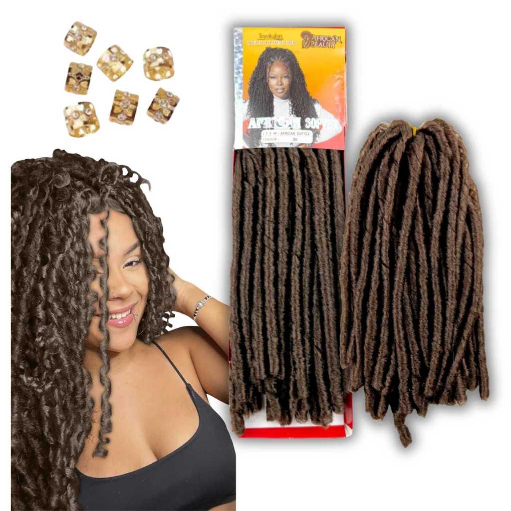 Cabelo Sintético Nina Softex 72g Crochet Braids Fibra Japonesa