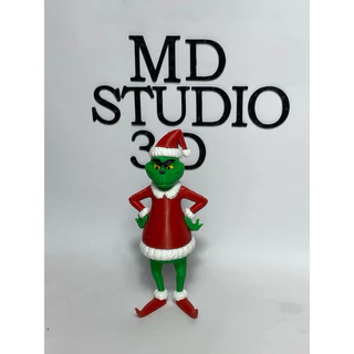 Grinch de Natal 18cm | Miniatura Decorativa | Enfeite Natalino Criativo | Presente Temático