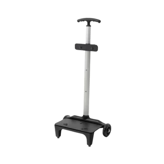 Carrinho 1 Haste, C/Trava, Alumínio, Rodas Silicone, para Mochila até 48 cm em Oferta na Shopee