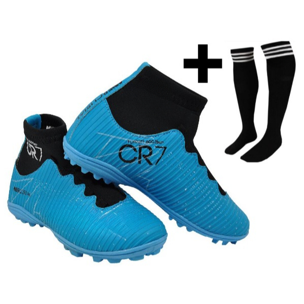 Chuteira Society Grama Sintética Promoção com Meião