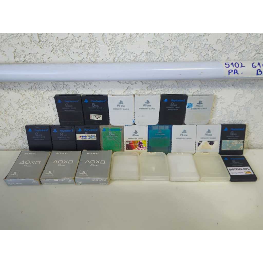 Memory Card PlayStation 1 e 2