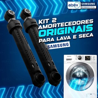 Kit 2 Amortecedor Lava E Seca Lavadora Samsung 8 9 10 11 Kg WD11M WD11J ...