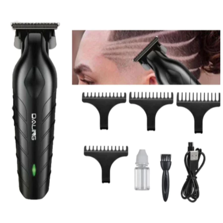2 em 1 Maquina Corte Cabelo Acabamento e Maquininha Profissional Nariz Orelha Aparador Daling DL 1808