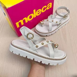 Sandália Papete Feminina Moleca Pingente Confortável Trançada Esfera Moda Verão Casual Plataforma em Oferta na Shopee