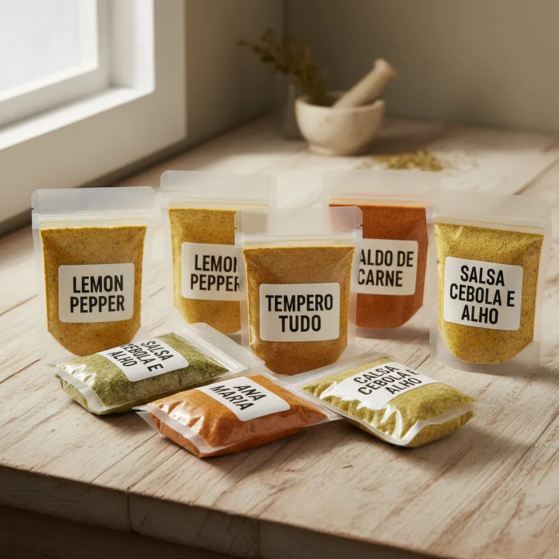 kit 6 Pacotes de Temperos 100g Cada – Condimentos Naturais e ...