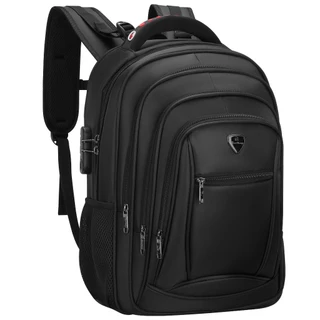 Mochila Grande Unissex Antifurto com Cadeado Impermeável para Notebook 15.6 Viagem Trabalho