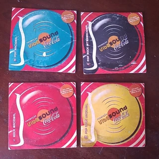 antigos mini cds de promoção da coca cola