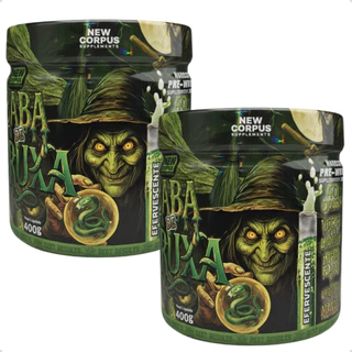 Kit 2x Pré Treino Baba De Bruxa 400g Espumante New Corpus
