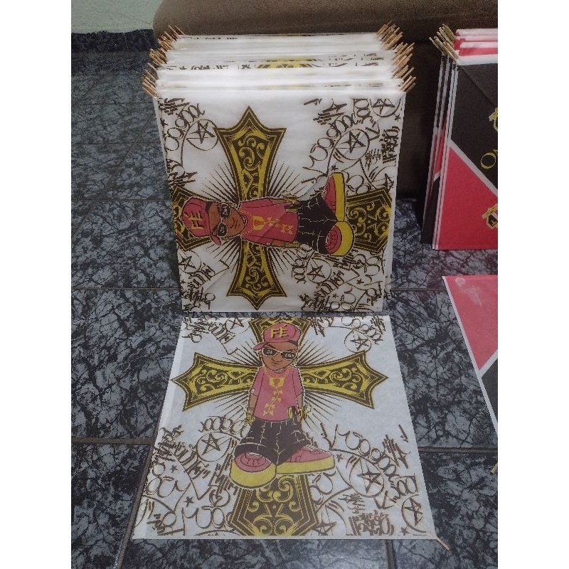 Raia Peixinho Pipa cafifa papagaio brinquedo 35x35 cm PCT c 50 un ...