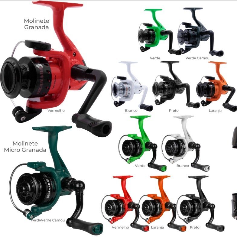 Molinete Granada E Granada MICRO KAWANA Ultra Light 3 rolamentos