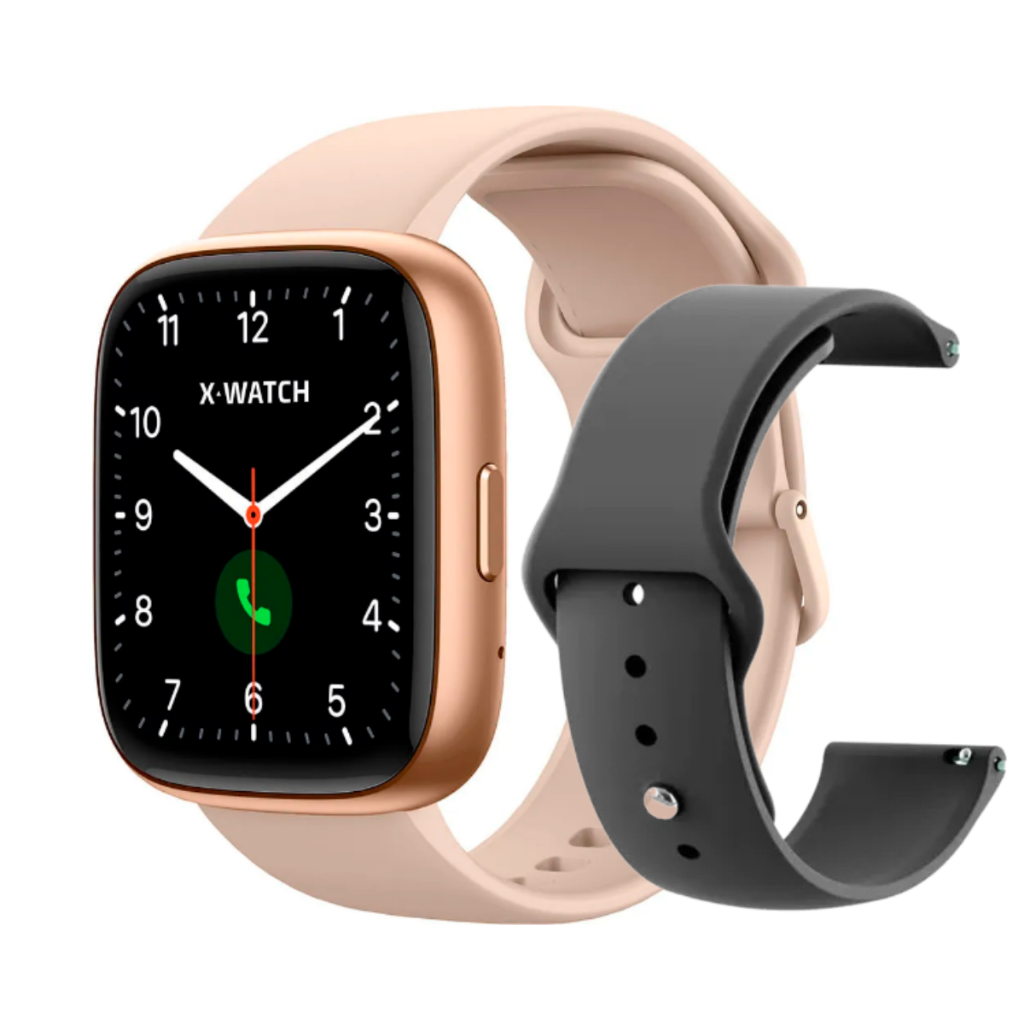Relógio Smartwatch Feminino Inteligente X-Watch Academia Treino Corrida ...