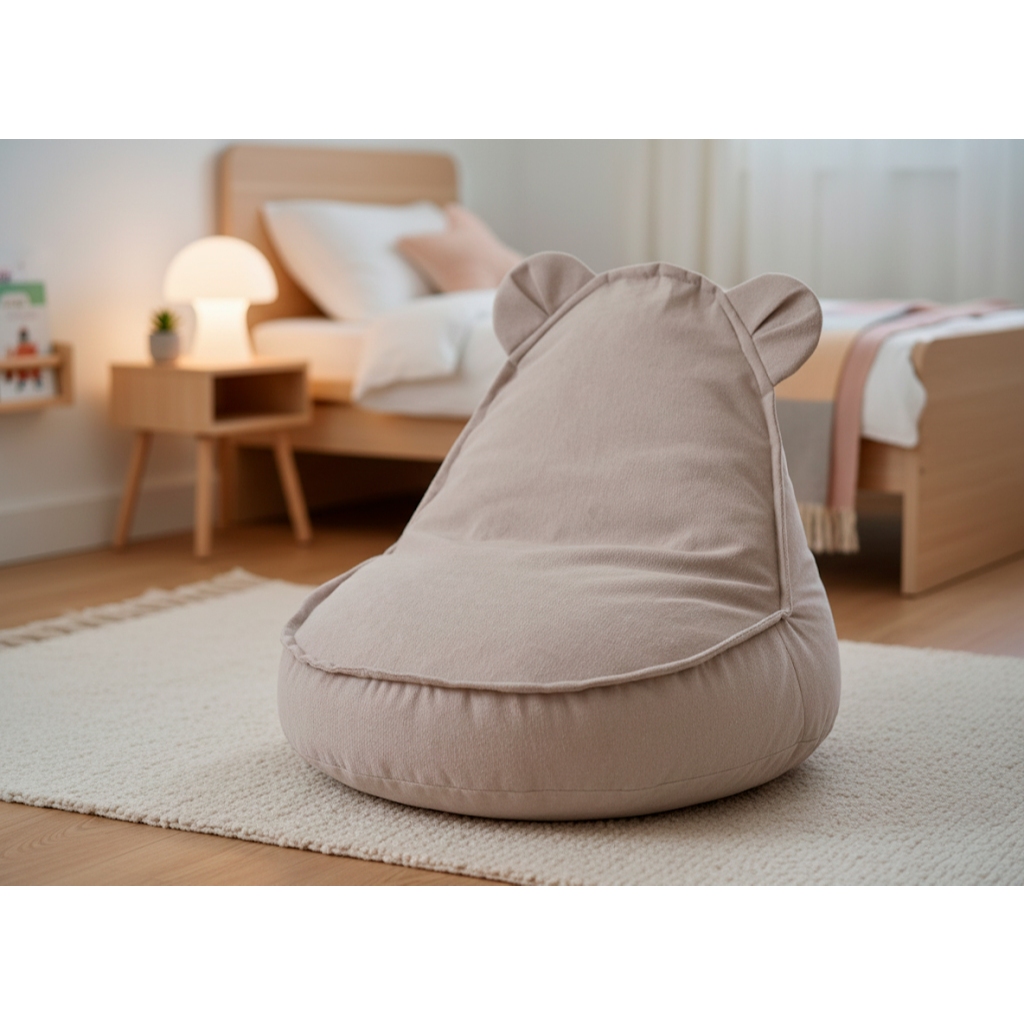 Puff Urso Infantil Sofazinho Criança com Enchimento de Espuma | Shopee ...
