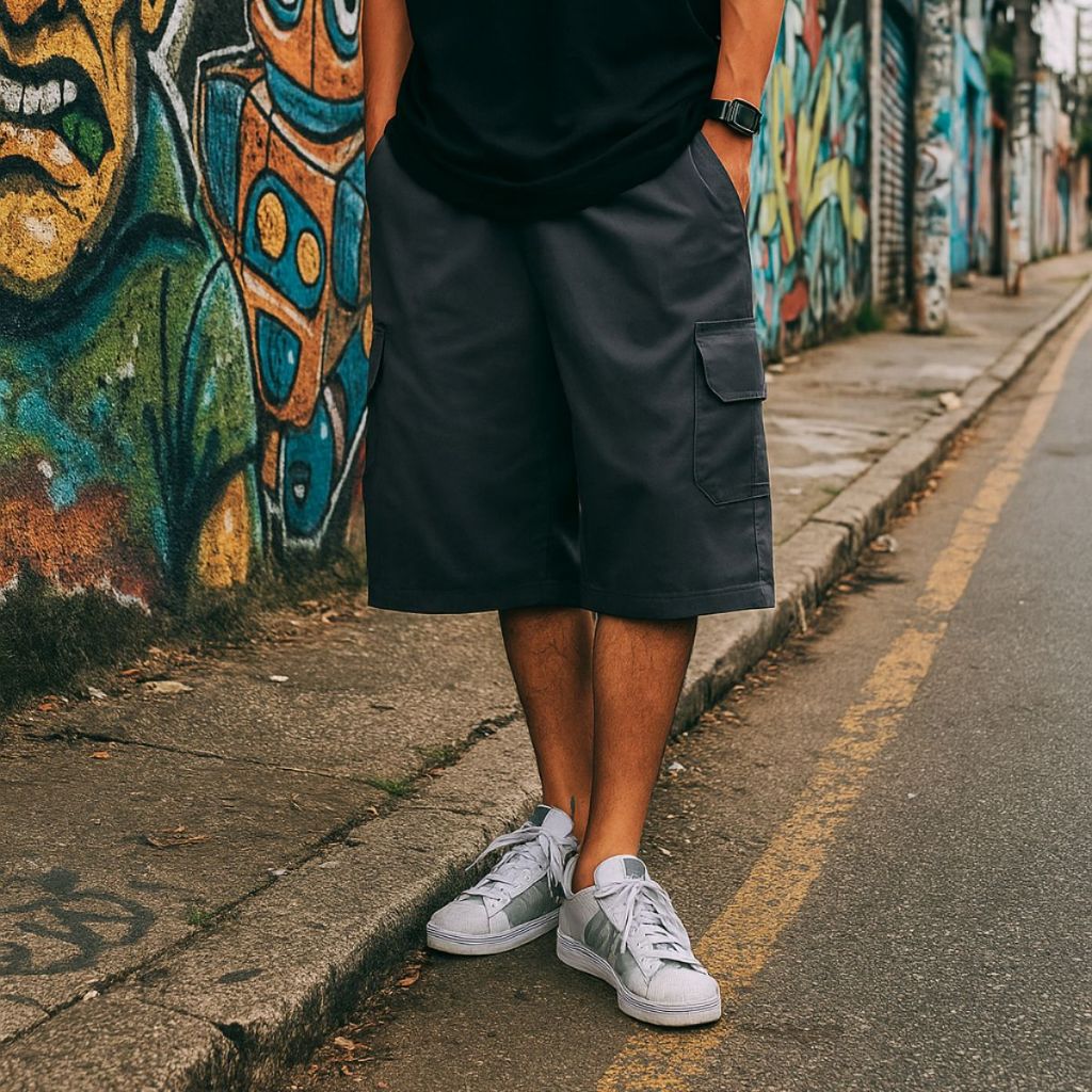 Bermuda Cargo Oversize Short Baggy Plus Size M ao G2 Skate