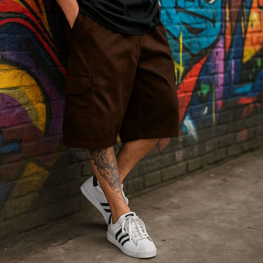 Bermuda Cargo Oversize Short Baggy Plus Size M ao G2 Skate