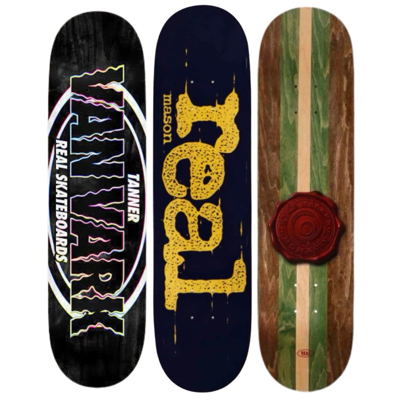Shape Hard Maple Real Skateboards | Shopee Brasil
