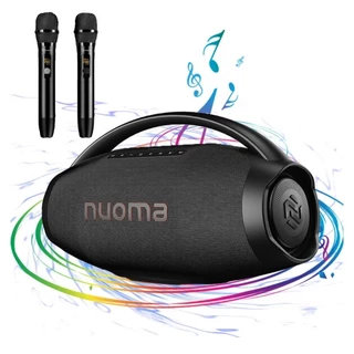 Caixa De Som Nuoma  200w Portátil Estéreo Alta Hifi Inclui Microfon NM-AIP601M em Oferta na Shopee