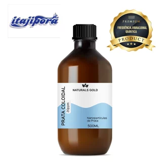 Prata coloidal 500ml 20ppm em Oferta na Shopee