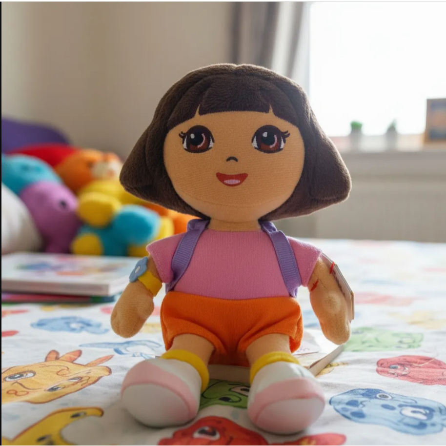 Dora Aventureira Pelúcia Ty Beanie Babies DTC Original –20cm