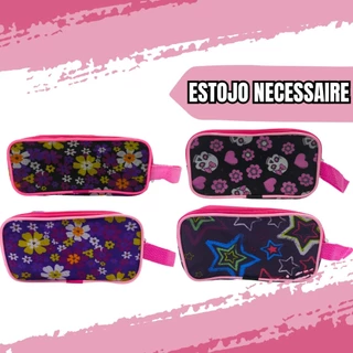 Estojo - Necessaire Duplo – Estampas Sortidas Divertidas