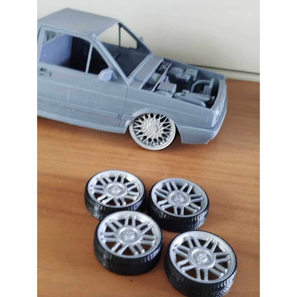 Rodas snowflakes miniatura 28mm