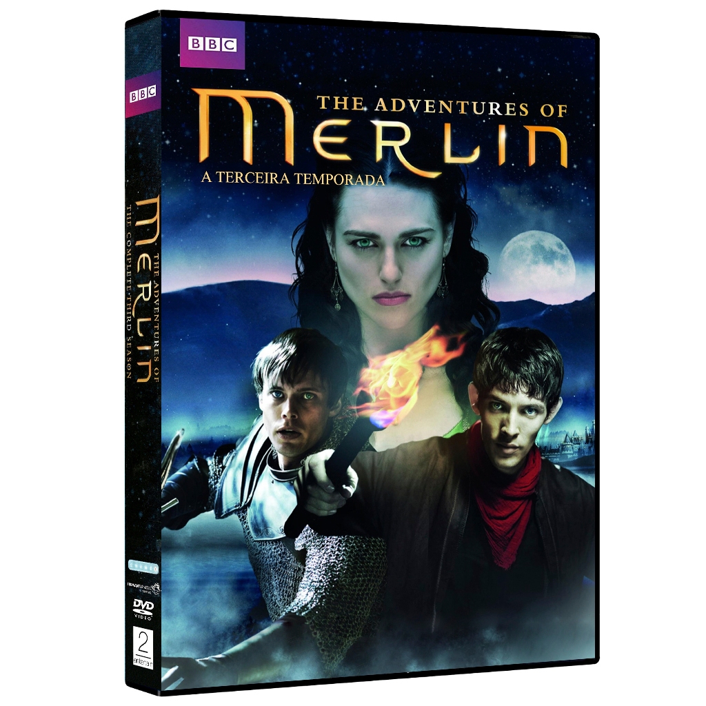 DVD As Aventuras de Merlin 1ª, 2ª, 3ª, 4ª e 5ª Temporadas
