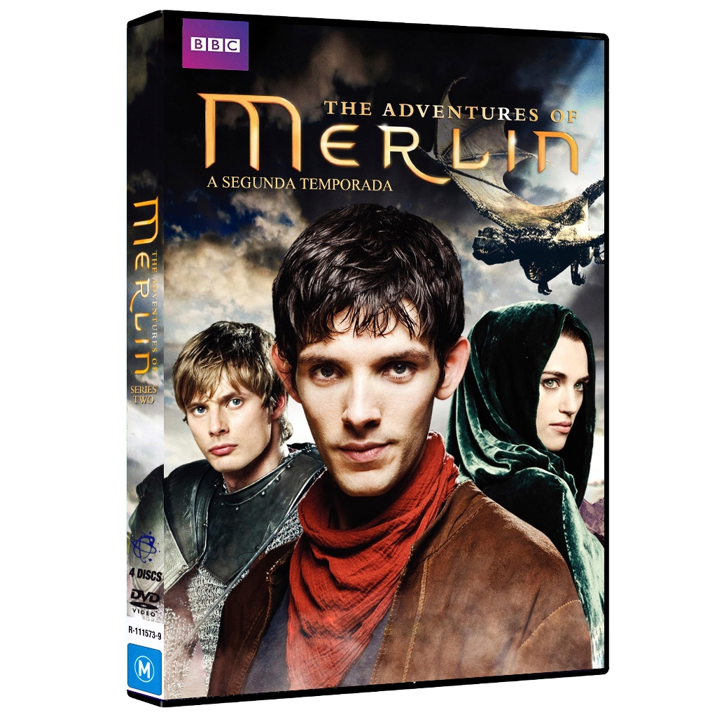 DVD As Aventuras de Merlin 1ª, 2ª, 3ª, 4ª e 5ª Temporadas