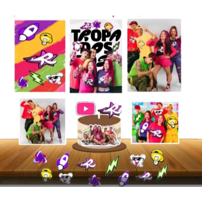 Kit festa grupo dos rosa YouTube | Shopee Brasil