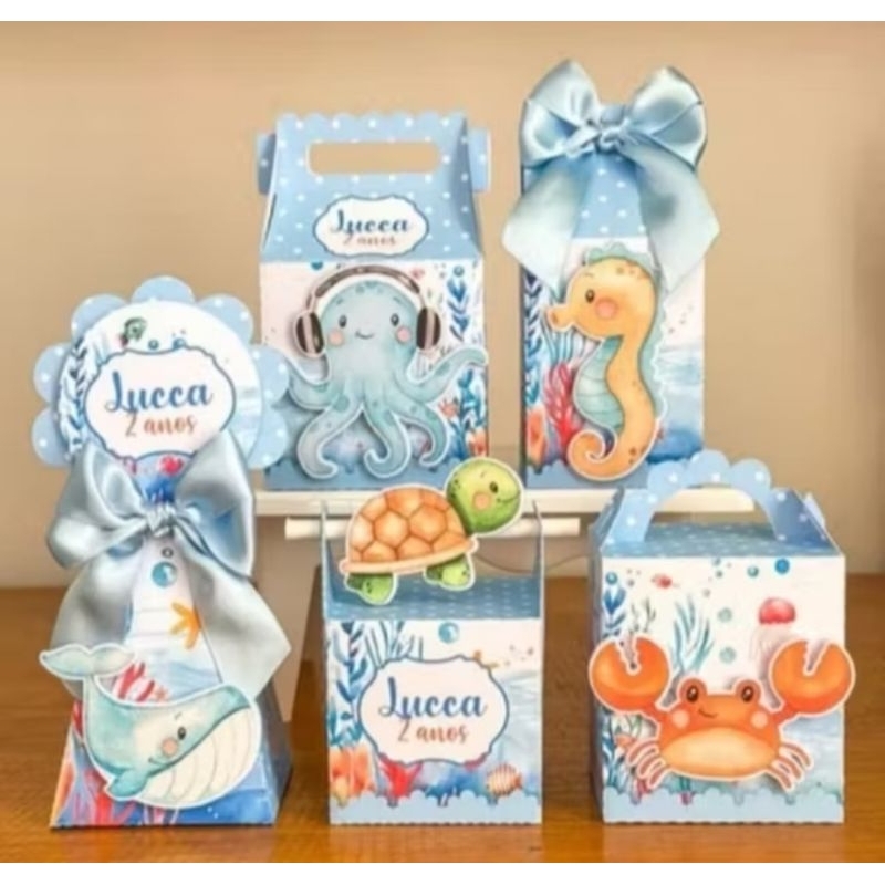 Kit caixinhas personalizadas coladas e desmontadas | Shopee Brasil