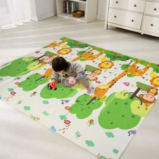 tapete bebe emborrachado Tatame Infantil 2*1.8M Bebê Dupla Face