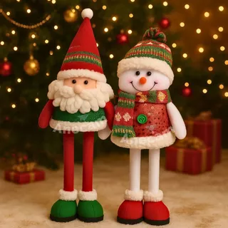 Papai Noel Enfeite decorativo De Natal Boneco de Neve Decoração 30 Cm Escolher Modelo Natalino