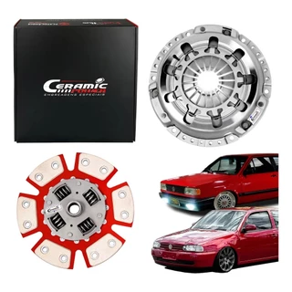 Embreagem Cerâmica Platô 980lb Pedal Light 6 pastilhas com molas AP 1.6 1.8 2.0 Ceramic Power