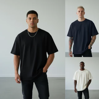 Camiseta Oversized Básica Streetwear Unissex
