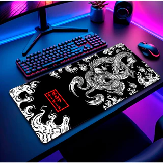 Mouse Pad Gamer Personalizado RGB Grande Anime Heróis Exclusivo 80x30cm Ideal para Notebook