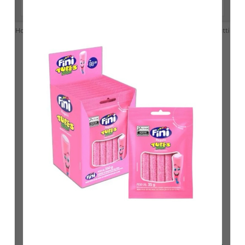 Fini Tubes 350gr C/10un- Fini | Shopee Brasil