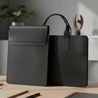 Capa Case Notebook Maleta Bolsa Porta Computador Couro 13 15 17 Polegadas