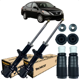Kit Amortecedor Dianteiro Coxim Coifa Batente Versa 1.0 1.6 em Oferta na Shopee