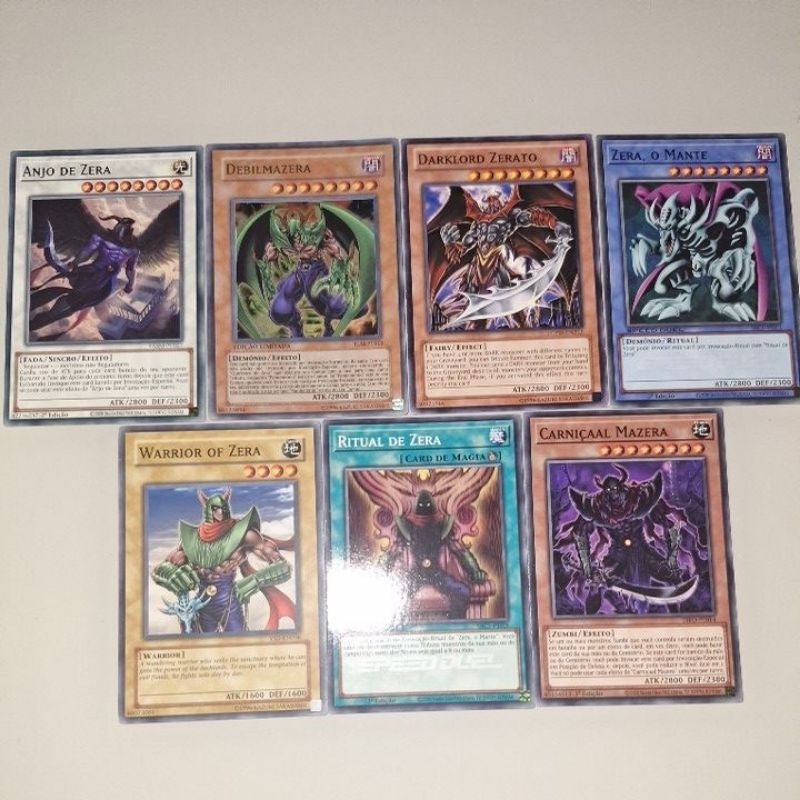 Combo de Cards Zera - Ritual de Zera, Yu-Gi-Oh / Yugioh - Cartas ...