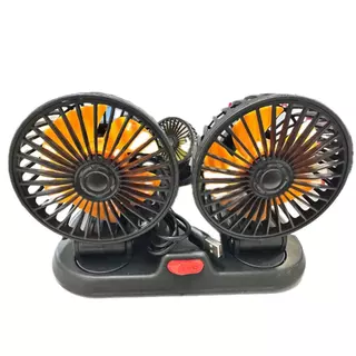 Cabeça de resfriamento de ventilador de carro 12v fornece driver usb com adesivo digital