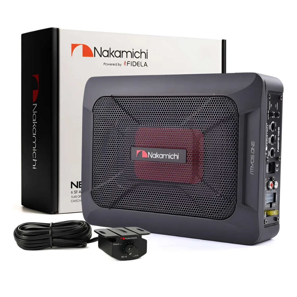 Nakamichi Caixa Aluminium Active Nbf618s 6x8 Polegadas 1000W RMS 4