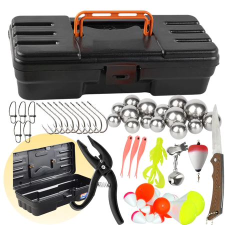 Kit de Pesca Completo Maleta com Todos os Acessórios Essenciais