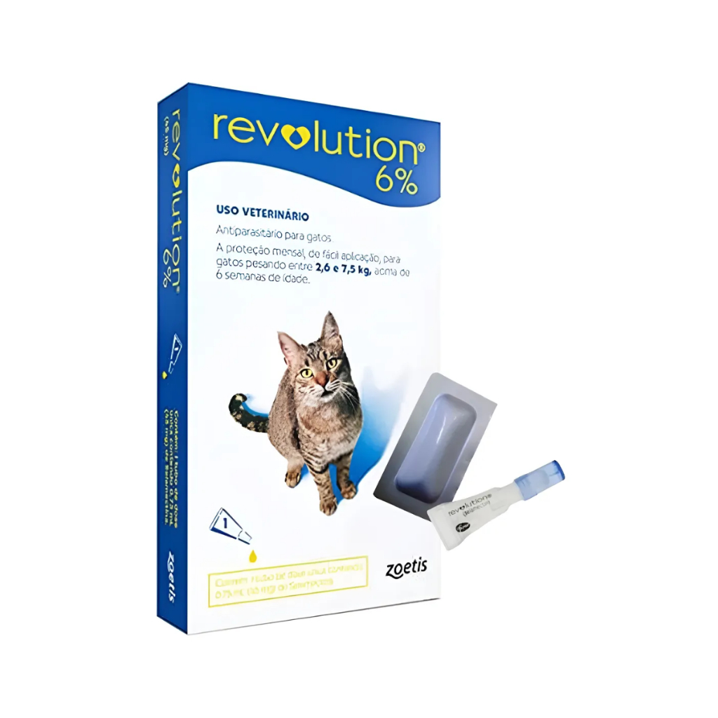 Antipulgas Revolution 6% Selamectina | Zoetis Original para Gatos ...