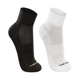 Kit 2 Pares Meia Poliamida Corrida Lupo Dry Fit Cano Médio Lupo Original Academia Esporte Anti Bolha