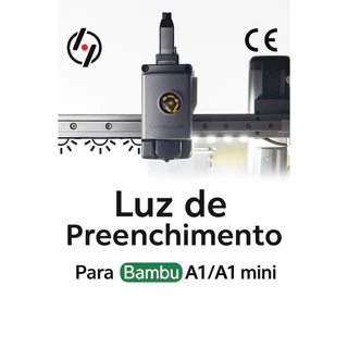 Fita de Luz LED para Impressora 3D Bambu Lab A1/A1 Mini Super Brilhante 24V