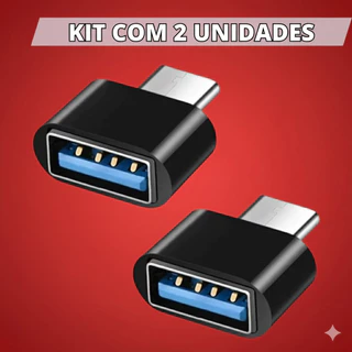 Adaptador USB C para notebook tablet celular Fêmea 3.0 OTG