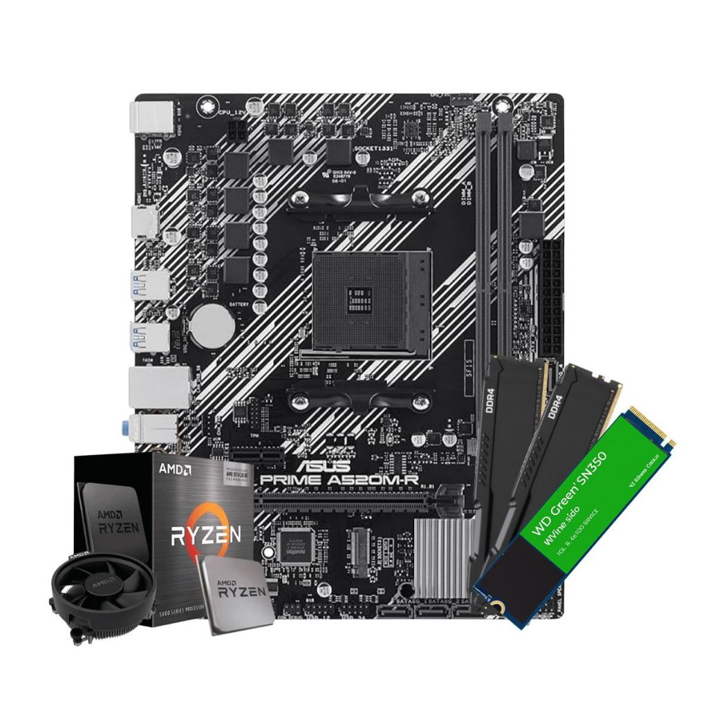 Ryzen7 5700G、ROG マザーボードとメモリ セット Kit Upgrade Gamer AMD Ryzen 7 5700G + 32GB DDR4 + Placa Mãe ASUS