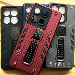 Capa Capinha armadura anti impacto com suporte magnético para Motorola Moto Edge 60 Pro